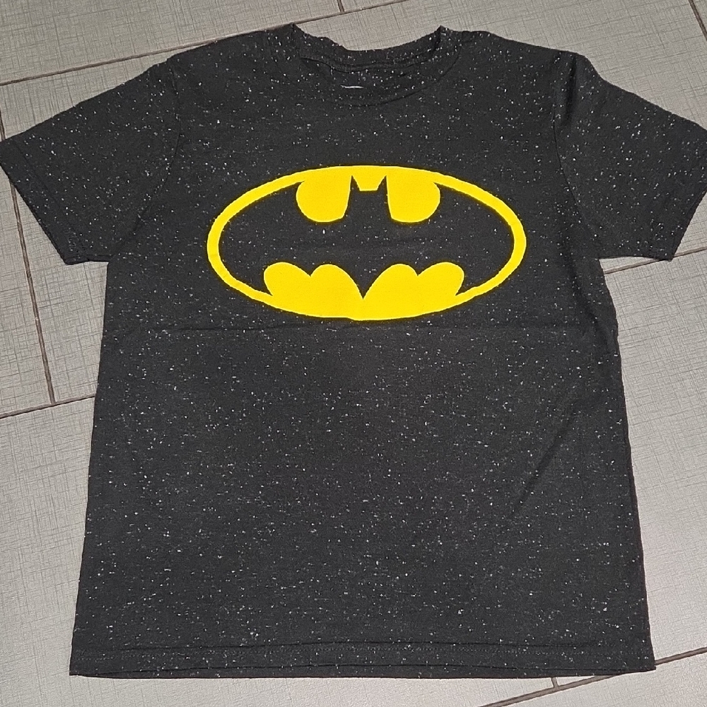 Batman Black Tee with Iconic Logo